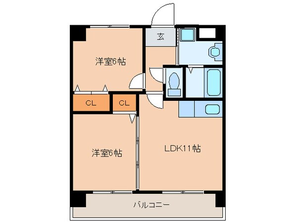 アンテスⅡの物件間取画像